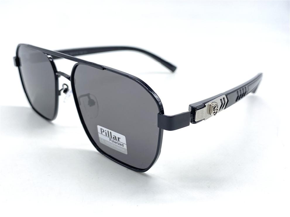 Солнцезащитные очки картинка 2026 Мужские Pillar Polarized Геометрические формы P6029-C1 