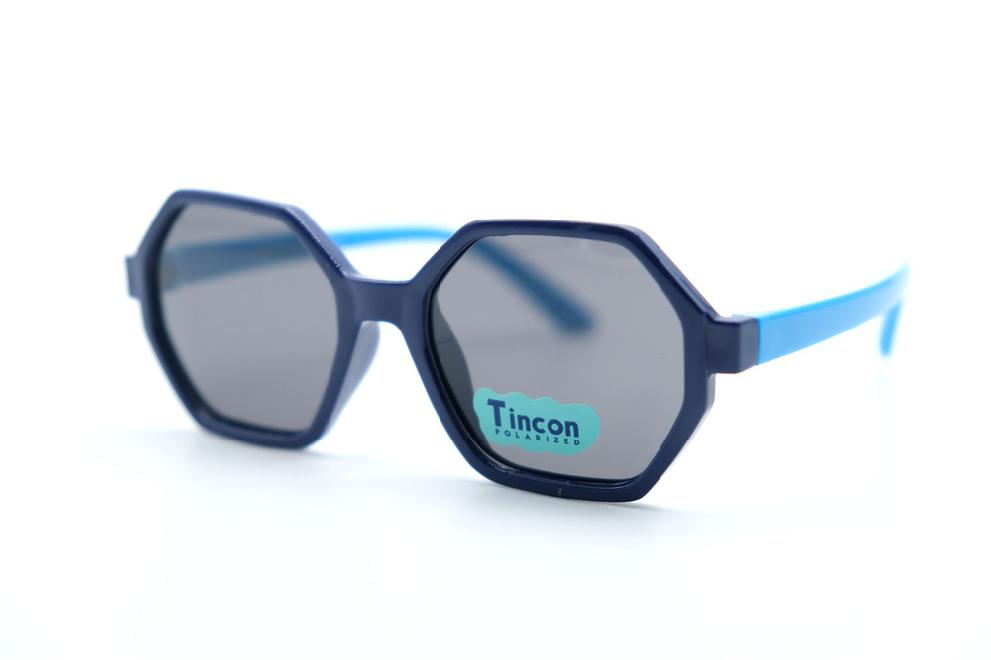  Солнцезащитные очки картинка 2026 Детские Tincon Polarized Геометрические формы T8428-C5 
