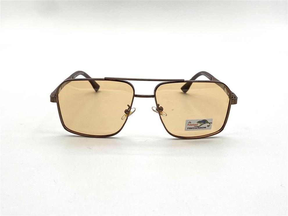  Солнцезащитные очки картинка 2026 Мужские Pomiled Polarized+Хамелеон Прямоугольные B08801-C10-52 