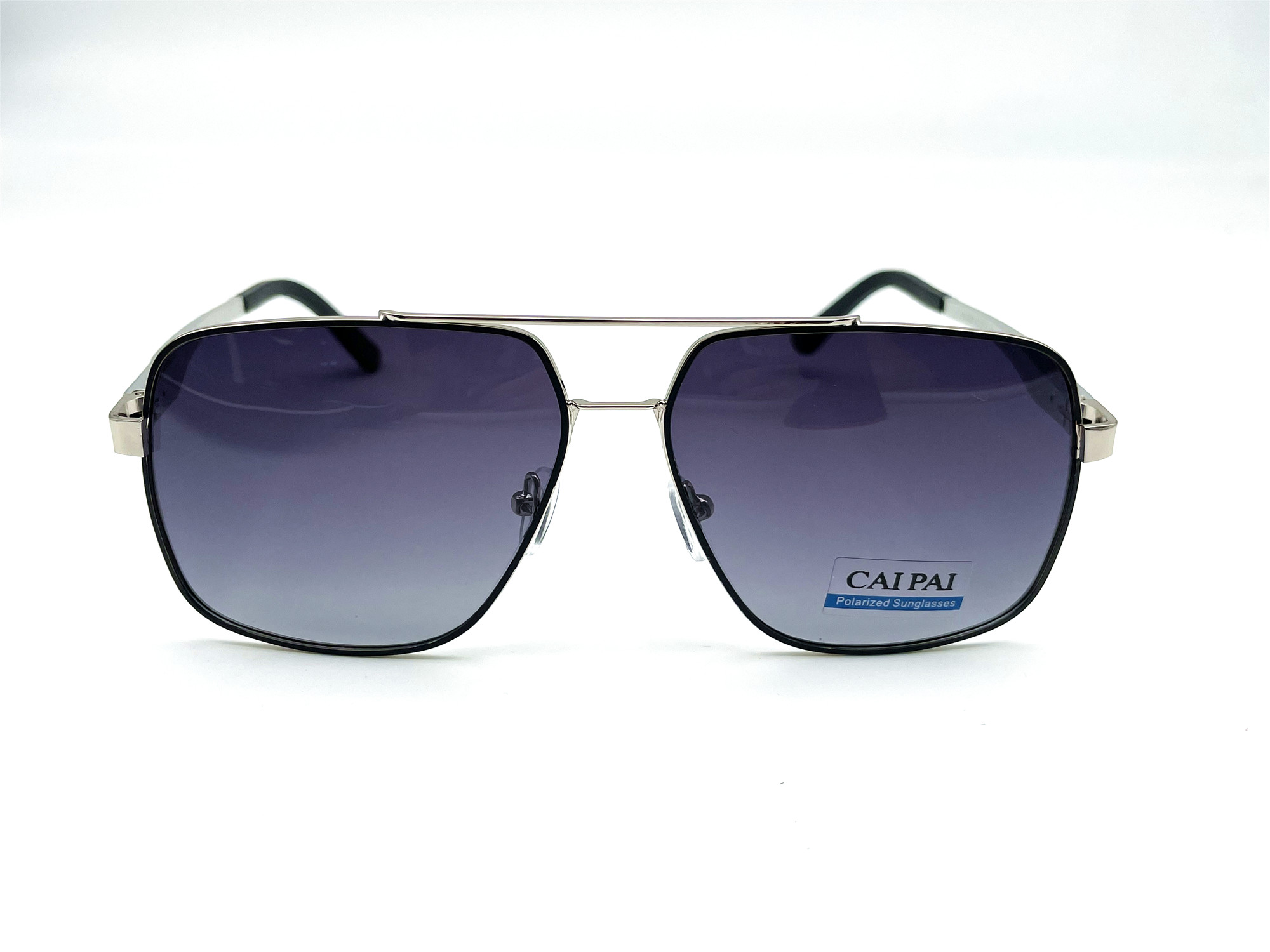 Солнцезащитные очки картинка Мужские Caipai Polarized Квадратные P4009-С4 