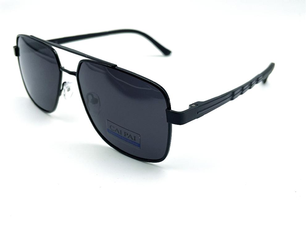  Солнцезащитные очки картинка Мужские Caipai Polarized Квадратные P4002-С1 