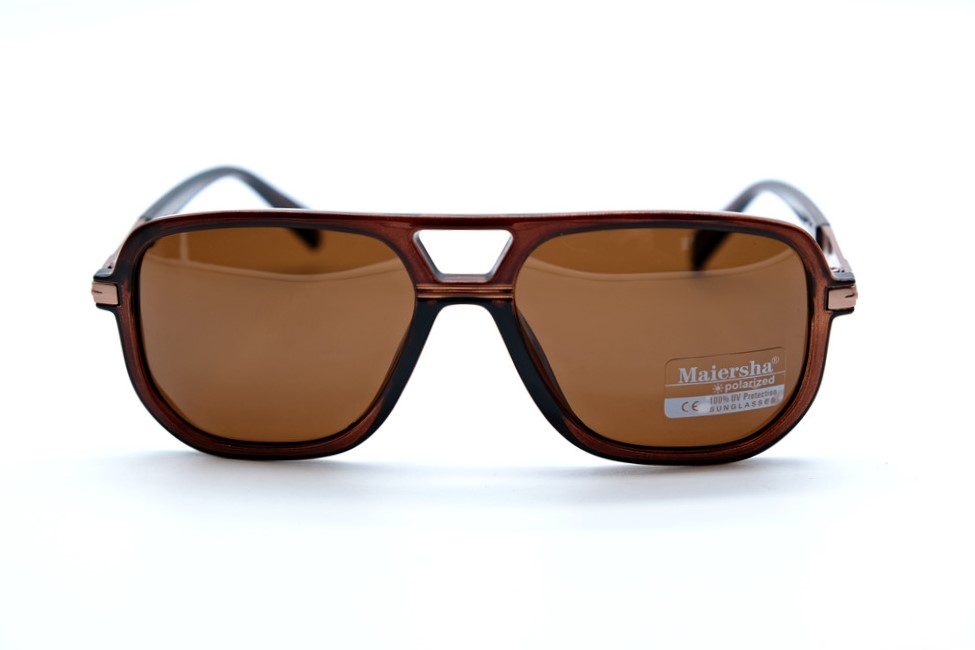  Солнцезащитные очки картинка 2026 Унисекс Maiersha Polarized Классические 01655-7-59 