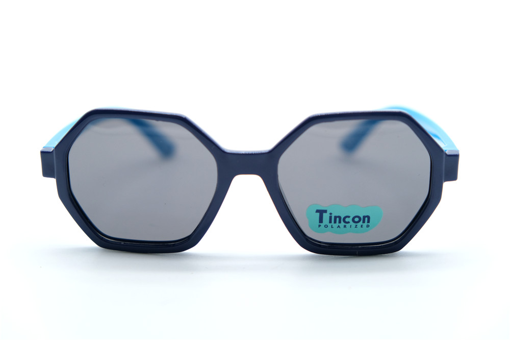  Солнцезащитные очки картинка 2026 Детские Tincon Polarized Геометрические формы T8428-C5 