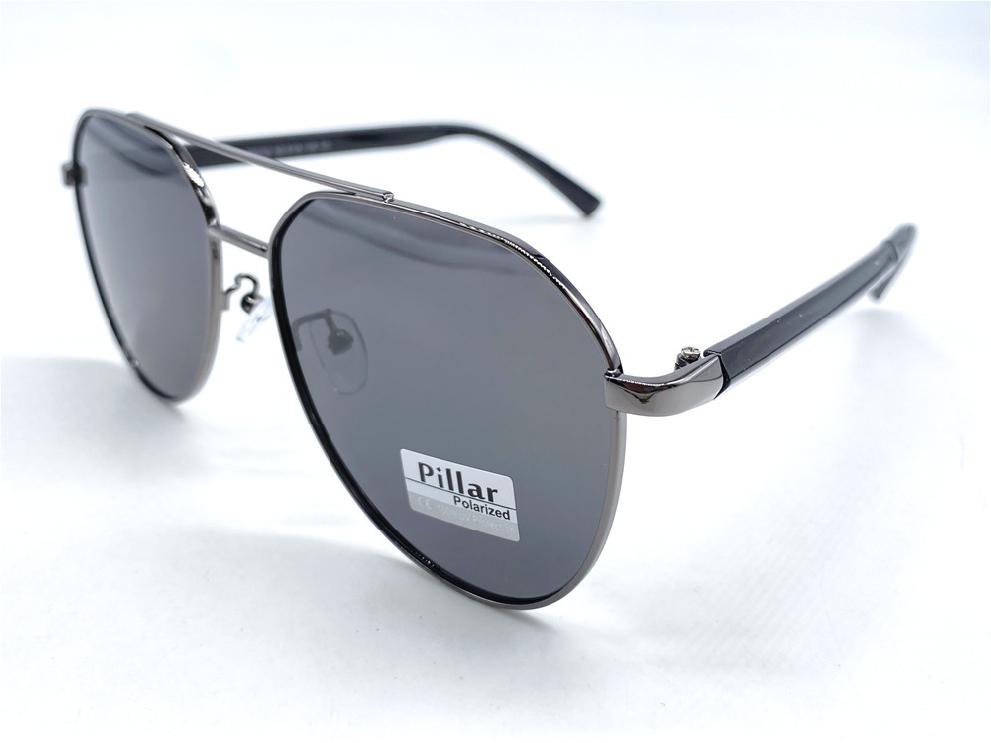  Солнцезащитные очки картинка 2026 Мужские Pillar Polarized Авиаторы P6032-C3 