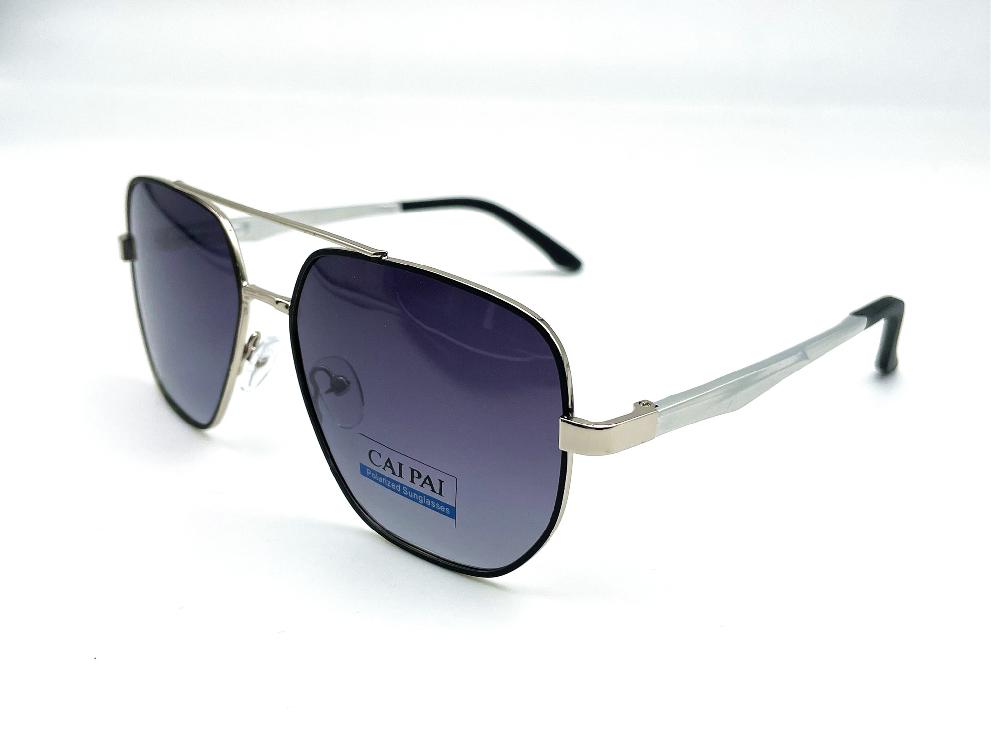  Солнцезащитные очки картинка Мужские Caipai Polarized Авиаторы P4012-С2 