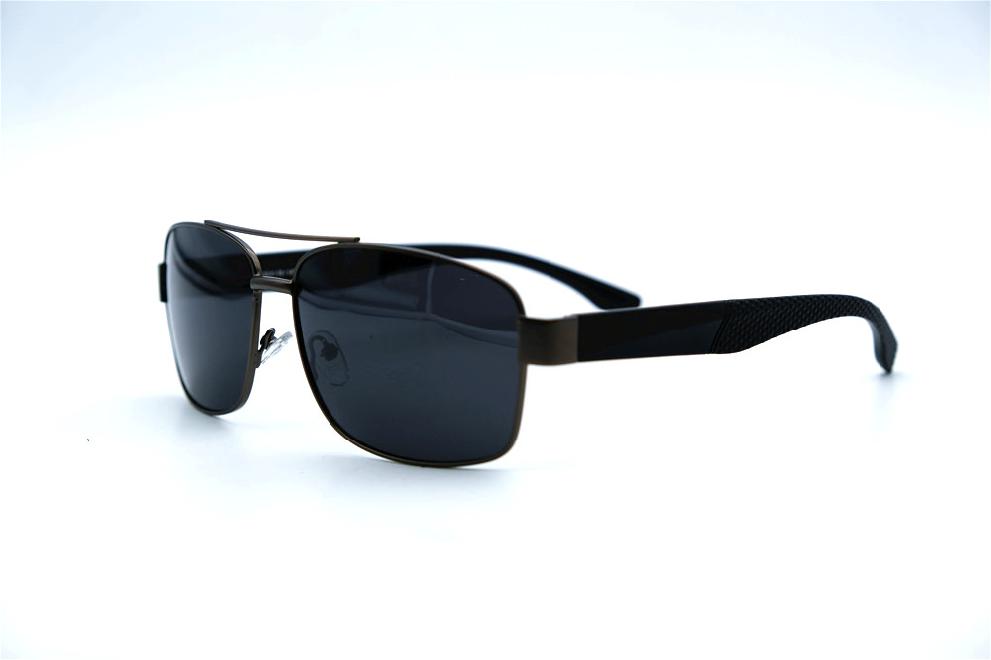  Солнцезащитные очки картинка  Мужские Брендовые Polarized Прямоугольные P9097-CC 