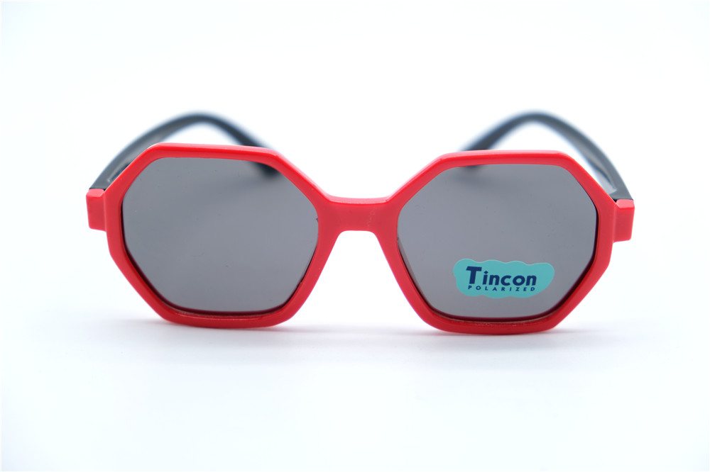 Солнцезащитные очки картинка 2026 Детские Tincon Polarized Геометрические формы T8428-C3 