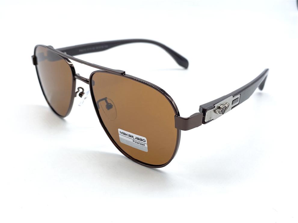  Солнцезащитные очки картинка 2026 Мужские Makar Jabo Polarized Авиаторы P9015-C10-32 