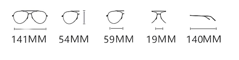  Солнцезащитные очки картинка Женские Caipai Polarized Классический P6814-С7 