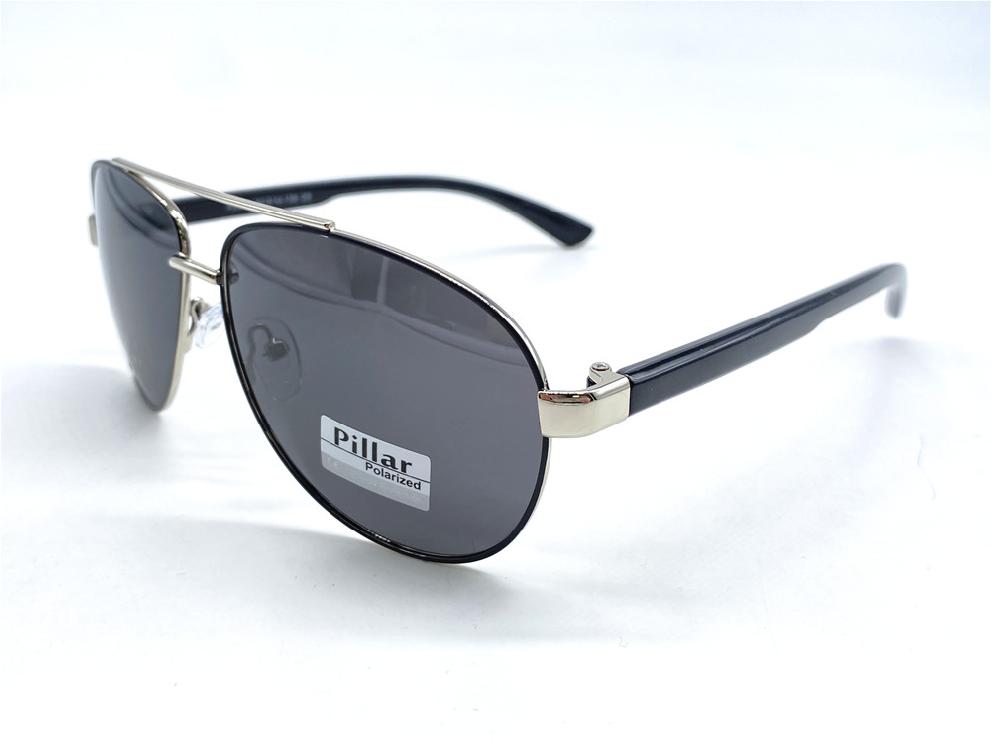  Солнцезащитные очки картинка 2026 Мужские Pillar Polarized Авиаторы P6024-C5 