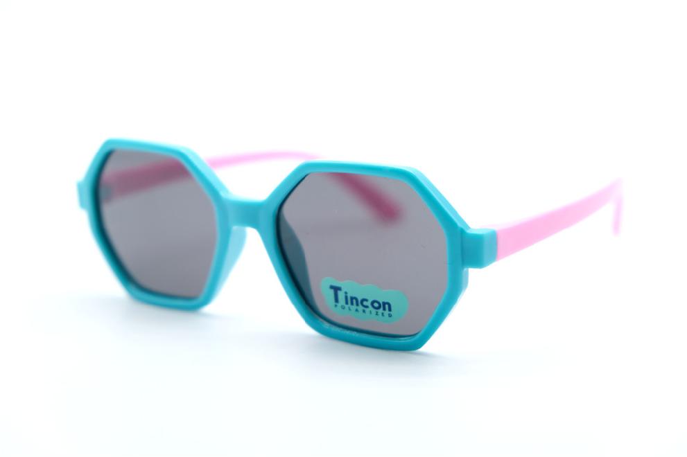  Солнцезащитные очки картинка 2026 Детские Tincon Polarized Геометрические формы T8428-C7 
