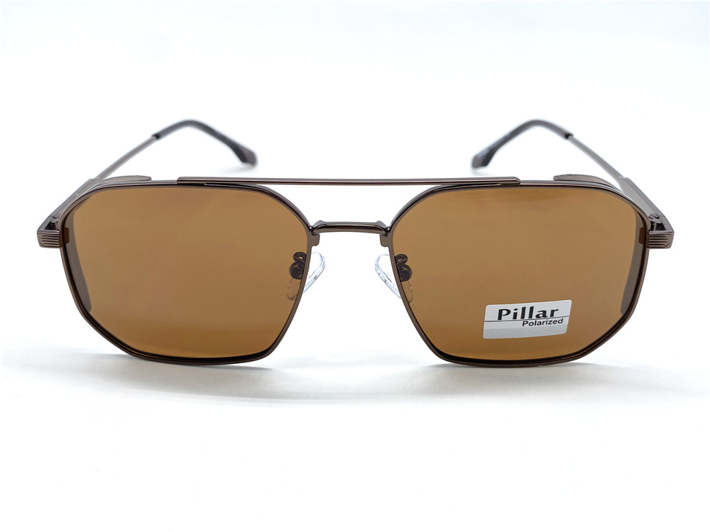  Солнцезащитные очки картинка 2026 Мужские Pillar Polarized Геометрические формы P6031-C2 