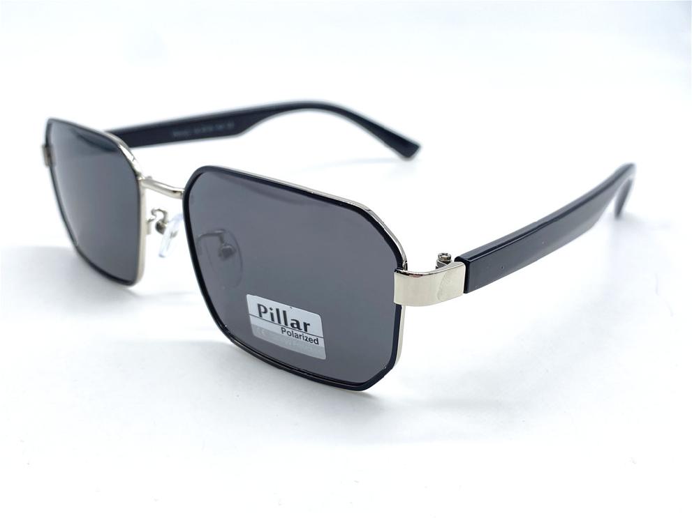  Солнцезащитные очки картинка 2026 Мужские Pillar Polarized Квадратные P6022-C5 