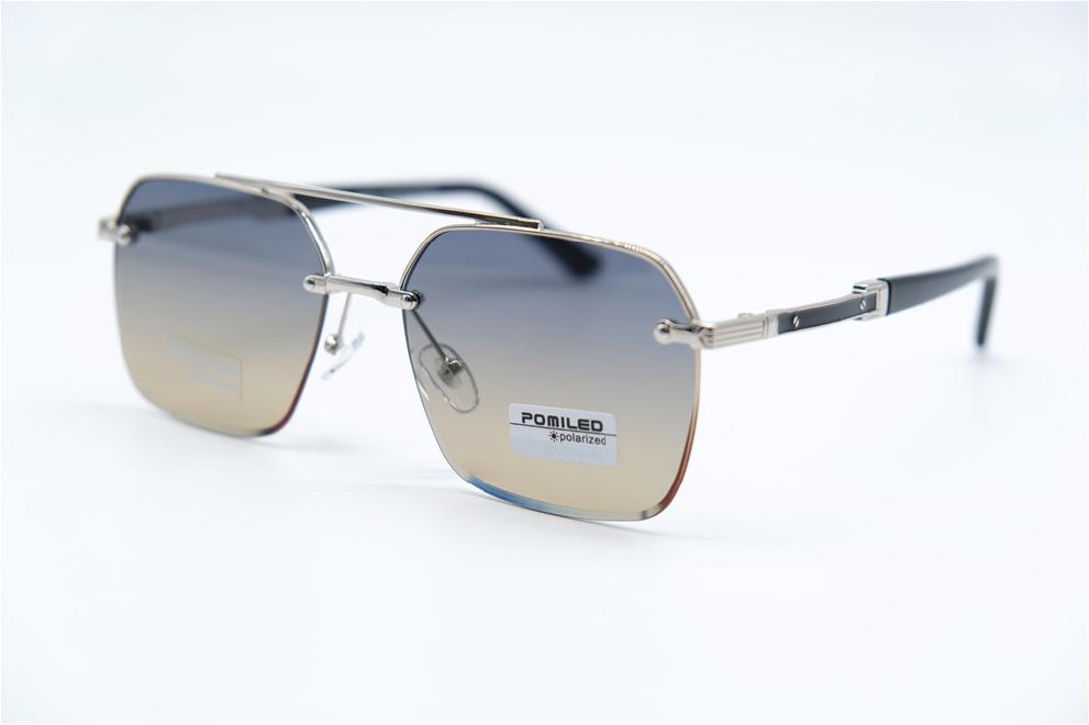  Солнцезащитные очки картинка 2026 Мужские Pomiled Polarized Геометрические формы 08285-3-58 