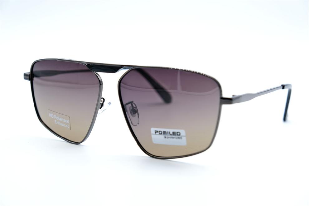  Солнцезащитные очки картинка 2026 Мужские Pomiled Polarized Геометрические формы 08293-C2-70 