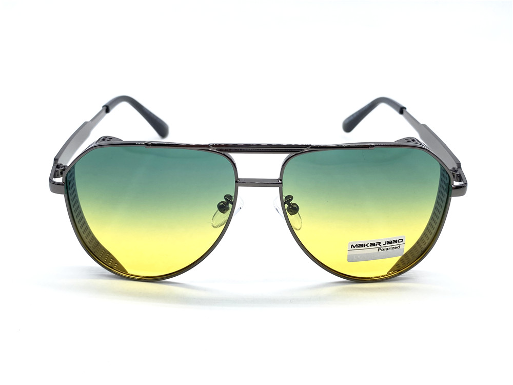  Солнцезащитные очки картинка 2026 Мужские Makar Jabo Polarized Авиаторы P9006-C2-34 
