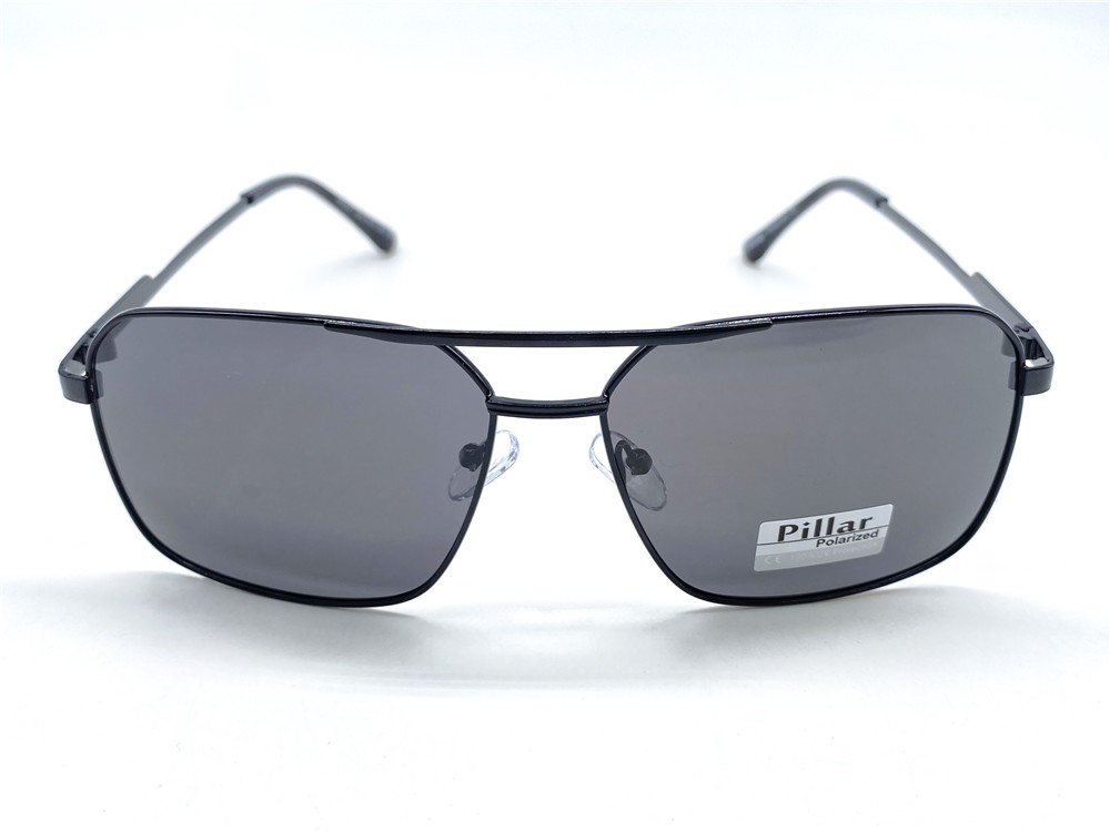  Солнцезащитные очки картинка 2026 Мужские Pillar Polarized Квадратные P6027-C1 