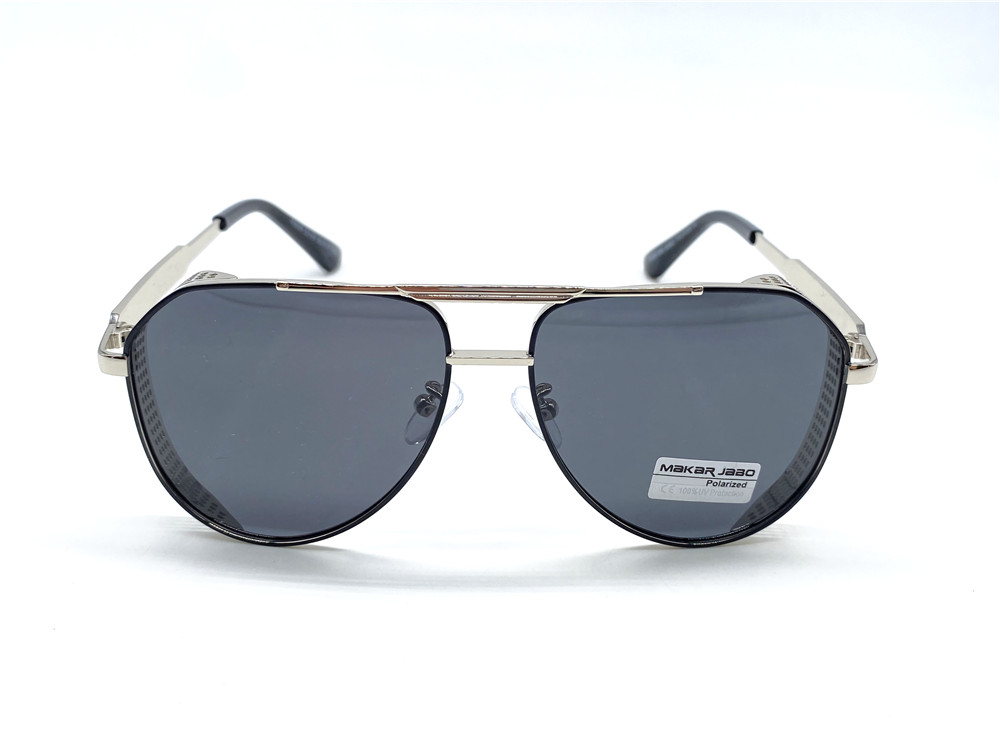  Солнцезащитные очки картинка 2026 Мужские Makar Jabo Polarized Авиаторы P9006-C3-08 
