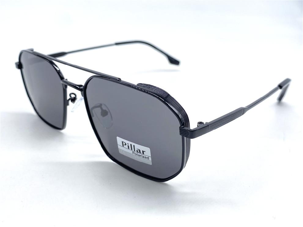  Солнцезащитные очки картинка 2026 Мужские Pillar Polarized Геометрические формы P6031-C1 
