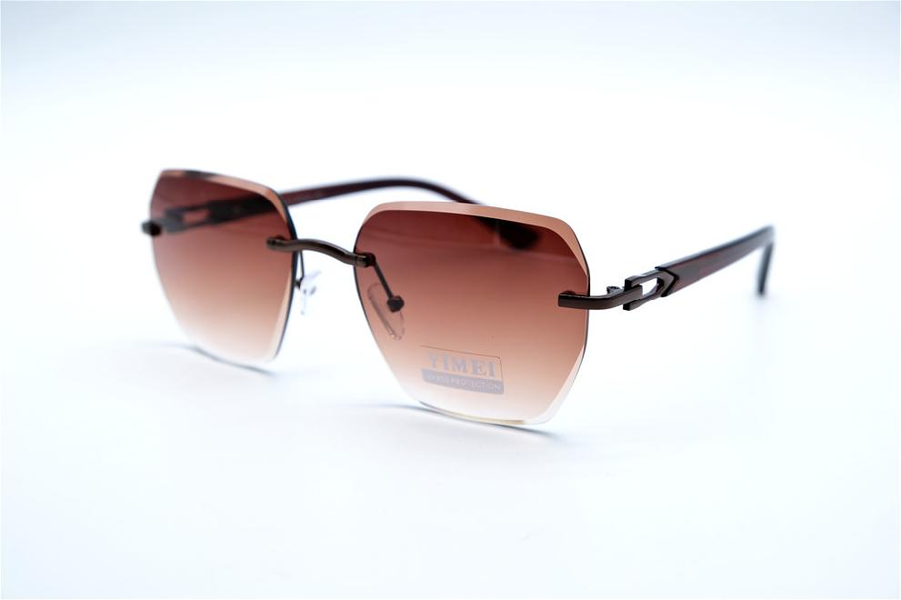  Солнцезащитные очки картинка 2026 Женские YiMei  Геометрические формы 2415-C2 
