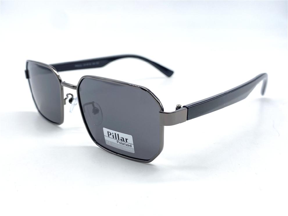  Солнцезащитные очки картинка 2026 Мужские Pillar Polarized Квадратные P6022-C3 