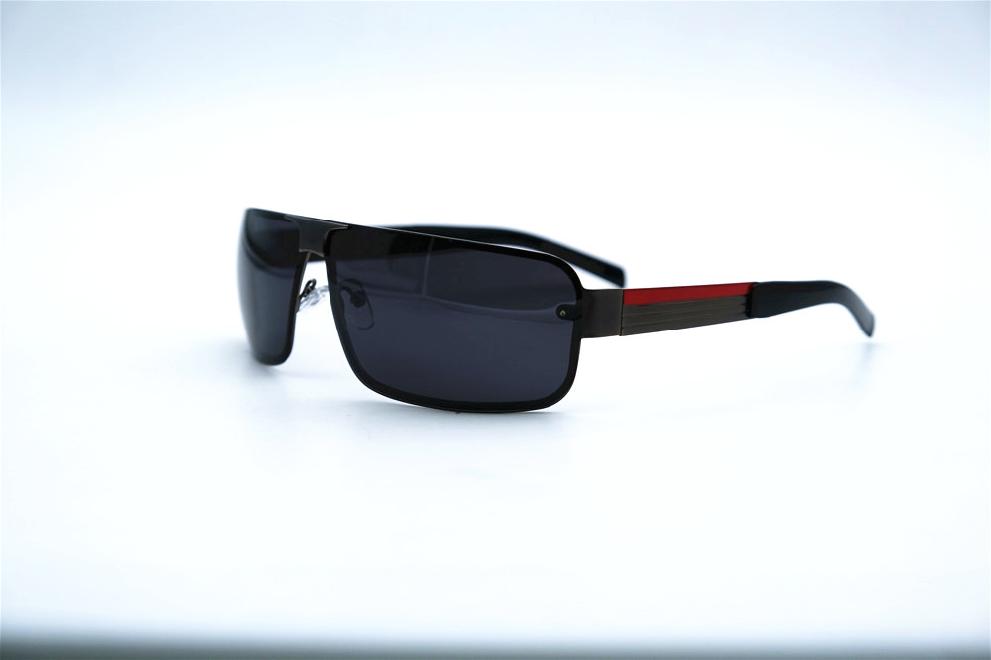  Солнцезащитные очки картинка  Мужские Брендовые Polarized Прямоугольные P08123-CC 