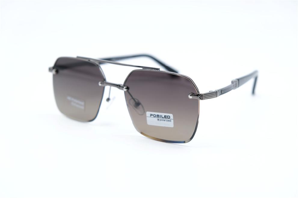  Солнцезащитные очки картинка 2026 Мужские Pomiled Polarized Геометрические формы 08285-2-07 