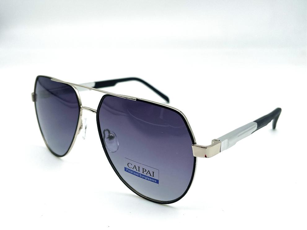  Солнцезащитные очки картинка Мужские Caipai Polarized Авиаторы P4005-С4 