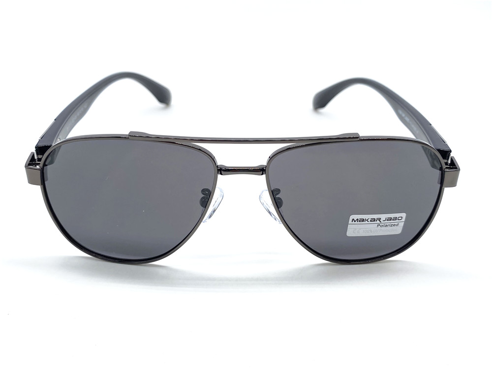  Солнцезащитные очки картинка 2026 Мужские Makar Jabo Polarized Авиаторы P9015-C2-08 