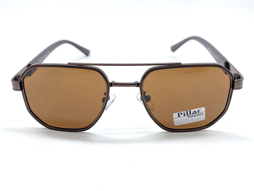  Солнцезащитные очки картинка 2026 Мужские Pillar Polarized Квадратные P6028-C2 