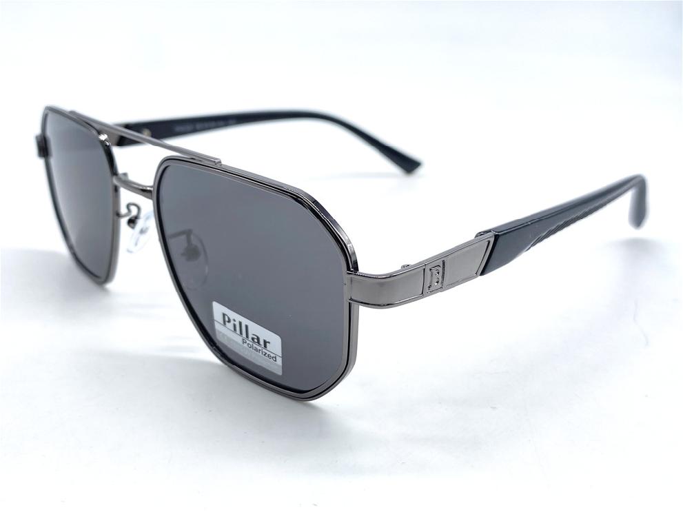  Солнцезащитные очки картинка 2026 Мужские Pillar Polarized Квадратные P6028-C3 