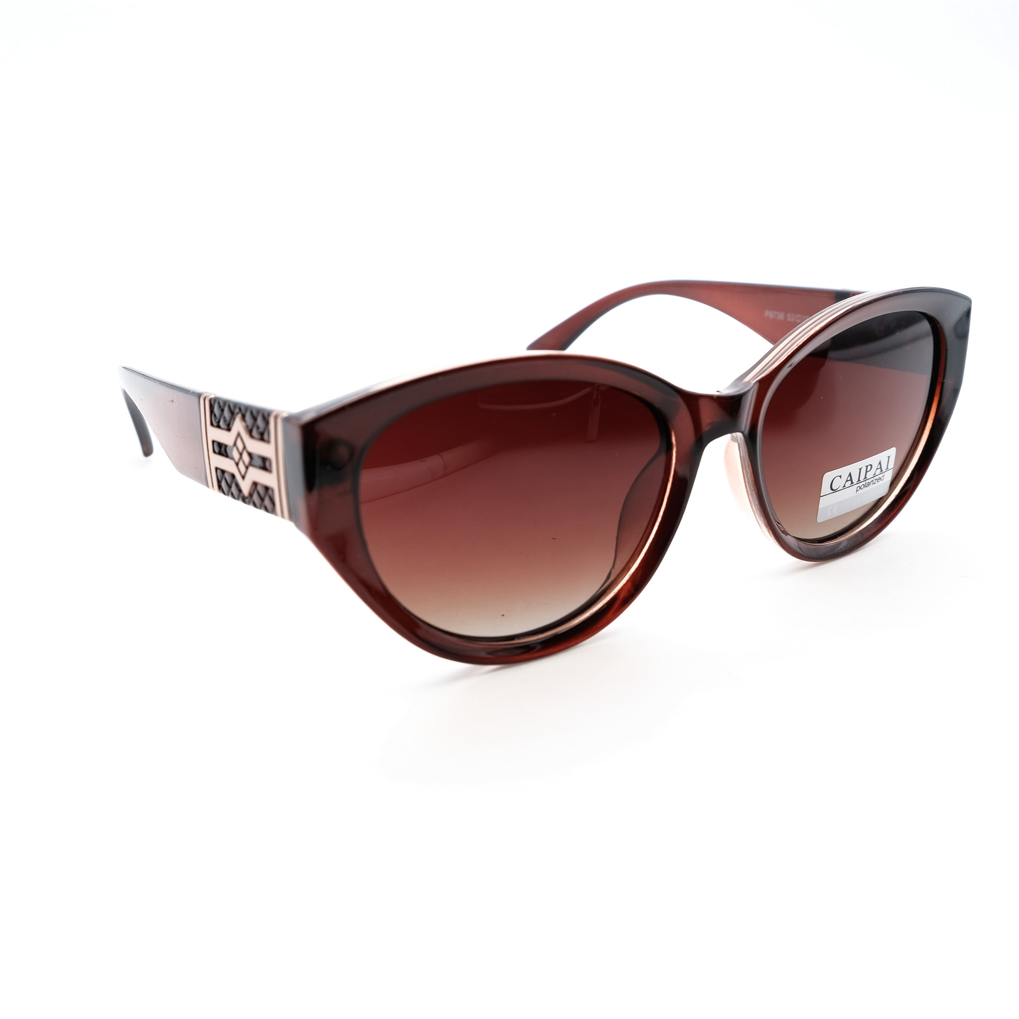  Солнцезащитные очки картинка Женские Caipai Polarized Классический P8736-С2 