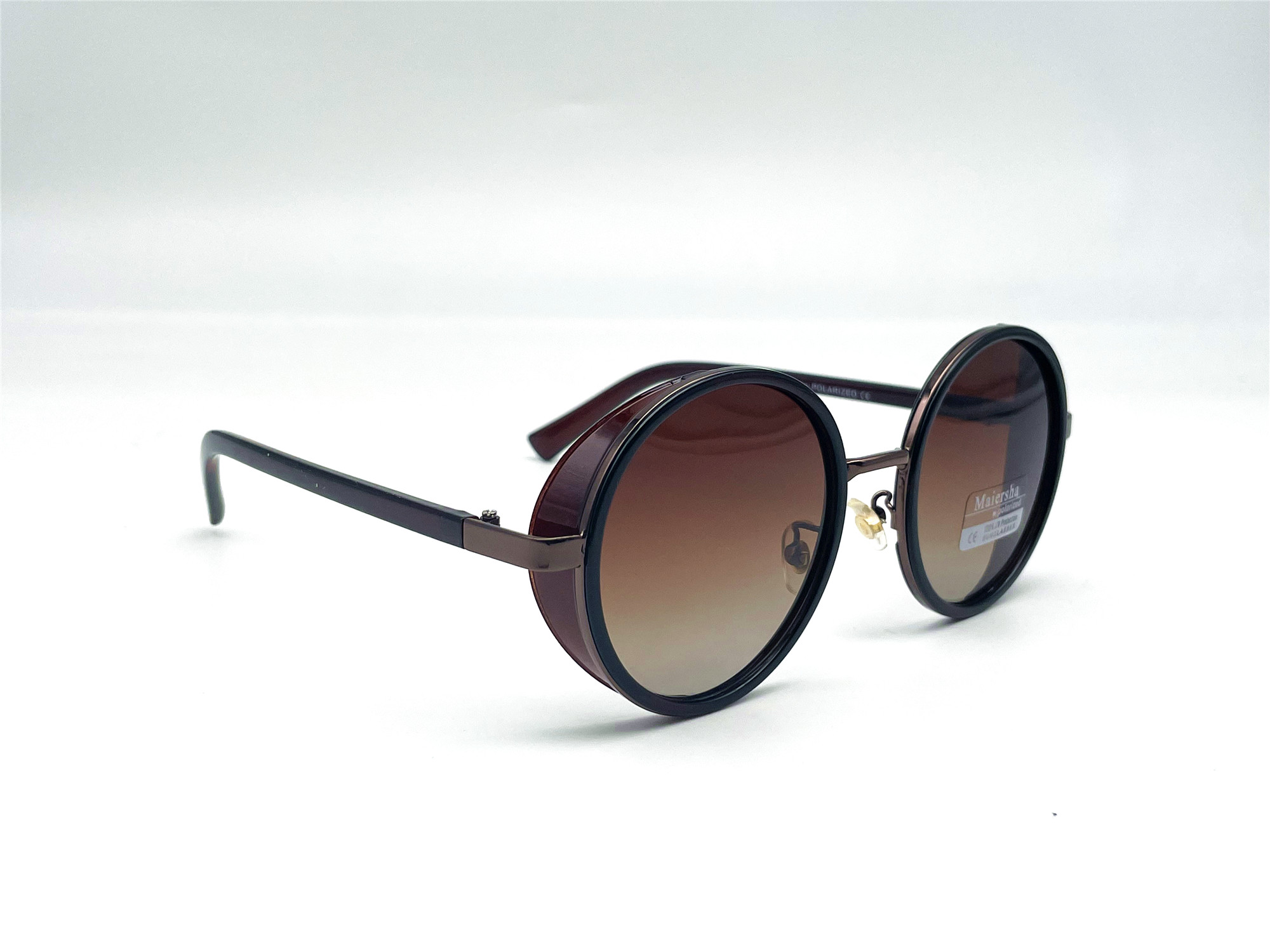  Солнцезащитные очки картинка Женские Maiersha Polarized Круглые 03794-8-02 
